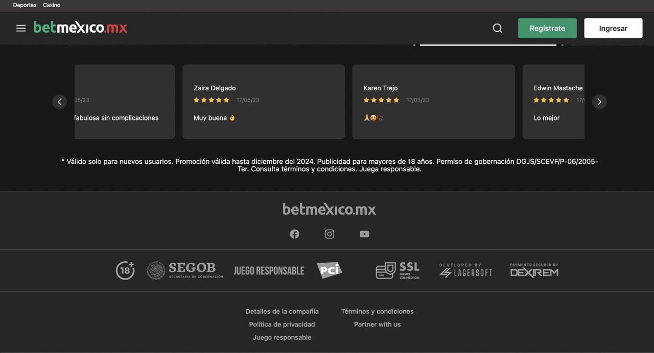 selección de juegos
