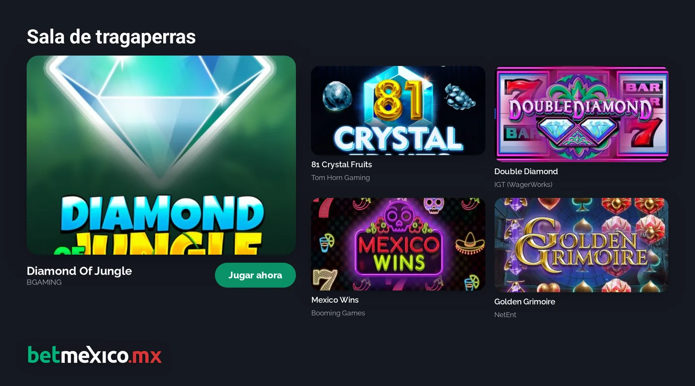 Explora las tragaperras populares