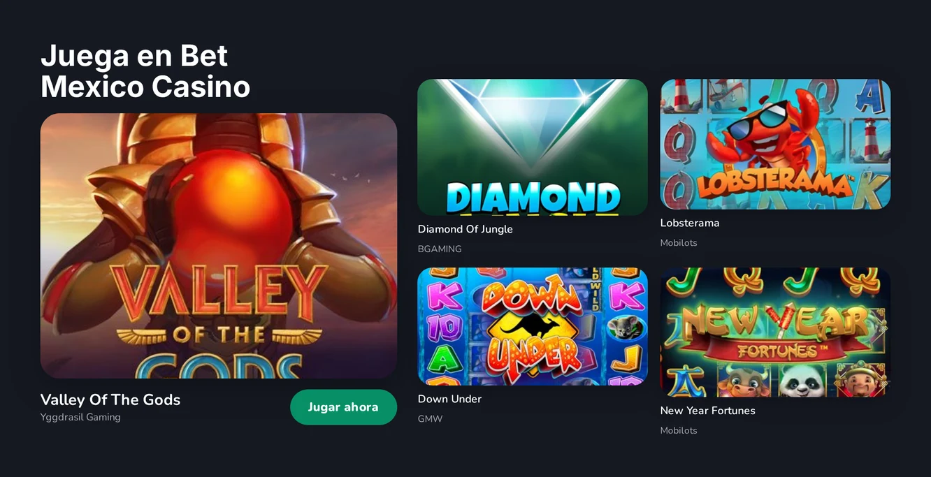 Elige tragamonedas populares disponibles